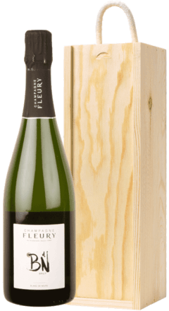 Champagne Fleury Blanc de Noirs with gift box