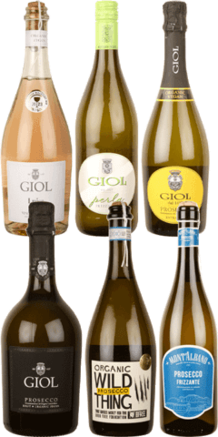 Organic Prosecco Mixed Six