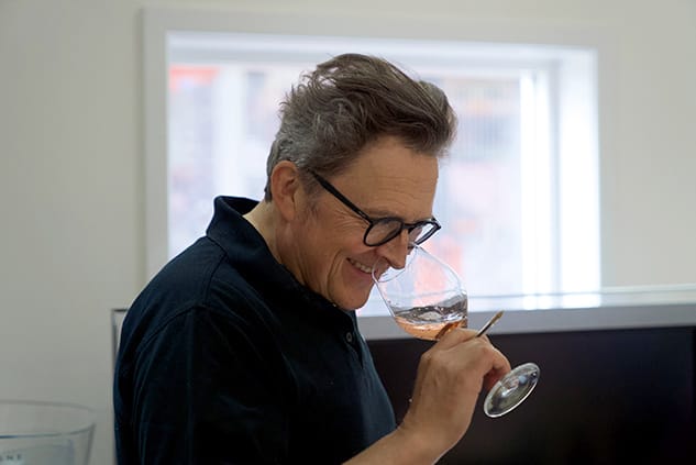 Glass-of-organic-wine-being-sniffed