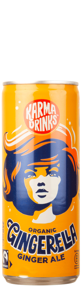 Karma Drinks Gingerella Ginger Ale Can