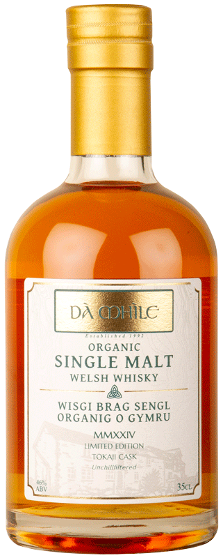 Da Mhile Organic Single Malt Welsh Whisky Tokaji Cask